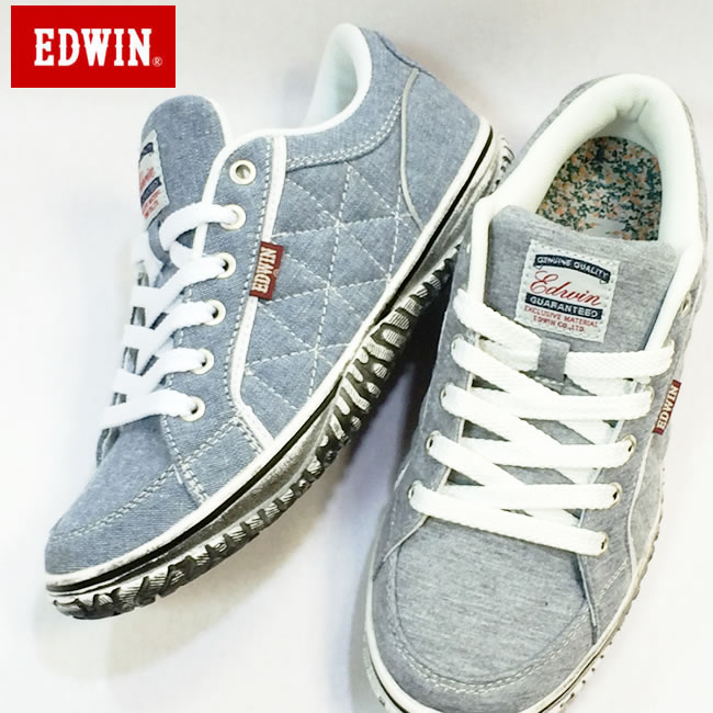 【国内正規品】EDWIN エドウィン スウェット デニム スニーカー